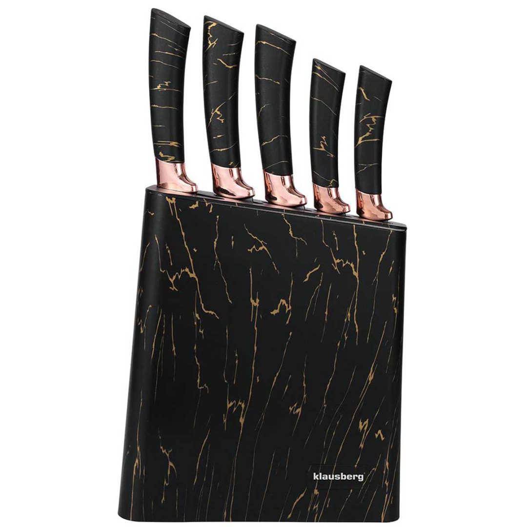 SADA 5 KUCHYŇSKÝCH NOŽŮ V BLOKU