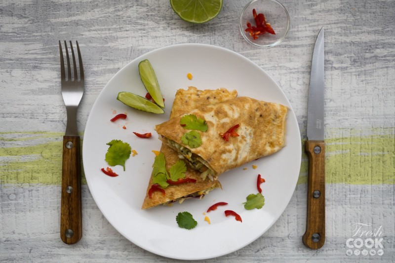Jamie Oliver mexická omeleta