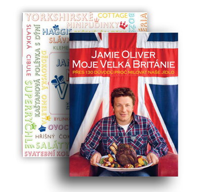  Jamie Oliver kuchařka MOJE VELKÁ BRITÁNIE