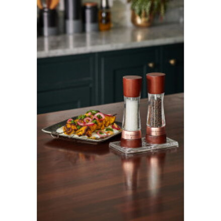 Cole&Mason Derwent Chestnut Rose Gold sada mlýnků na sůl a pepř