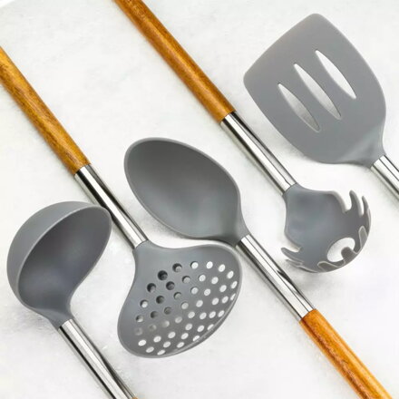 5dílná sada kuchyňského náčiní z akácie Kassel