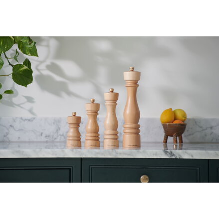 Cole & Mason sada mlýnků na sůl a pepř London přírodní buk 13cm