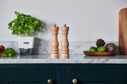 Sada mlýnků na sůl a pepř London přírodní buk 22 cm