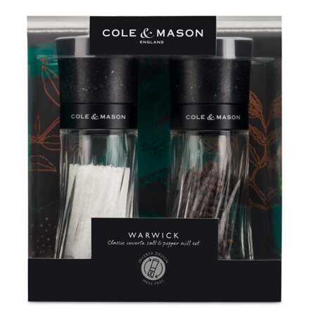 Cole & Mason sada mlýnků na sůl a pepř Warwick Inverta