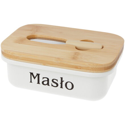 Ocelový chlebník + NÁDOBA NA MÁSLO S NOŽEM + NŮŽ NA CHLEBA