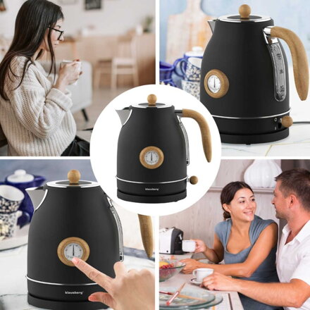 Rychlovarná konvice 1,7L s teploměrem