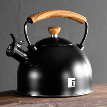 OCELOVÁ KONVICE S PÍŠKÁLKOU 2,3 L BERGNER