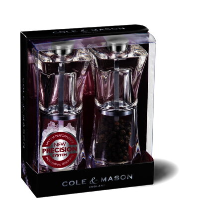 Cole & Mason CRYSTAL mlýnek na sůl a pepř