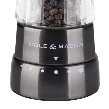 Cole  & Mason DERWENT GUN METAL dárková sada, mlýnek na pepř a sůl, 190mm