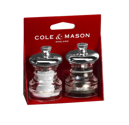 Cole & Mason PO3 dárková sada, mlýnek na sůl a pepř, 65mm