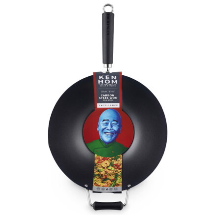 Ken Hom wok pánev z uhlíkové oceli 31cm, řada Excellence