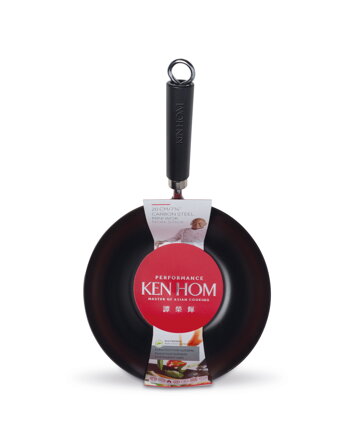 Ken Hom wok pánev z uhlíkové oceli, 20 cm, řada Performance