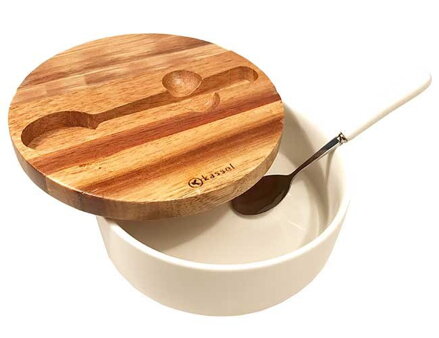 Porcelánová cukřenka s lžičkou KASSEL