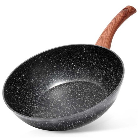 Hluboká žulová wok pánev 28 cm