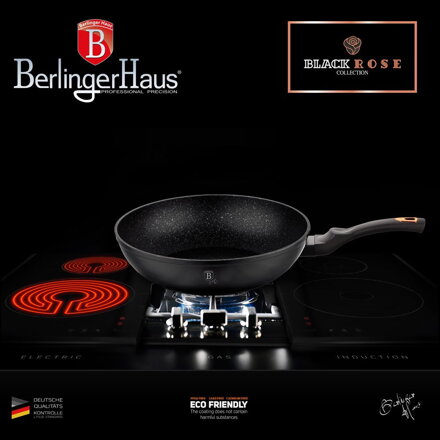 ŽULA WOK 30cm BERLINGER HAUS ČERNÁ RŮŽE