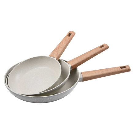 Sada 3 mramorových pánví NATURALLY