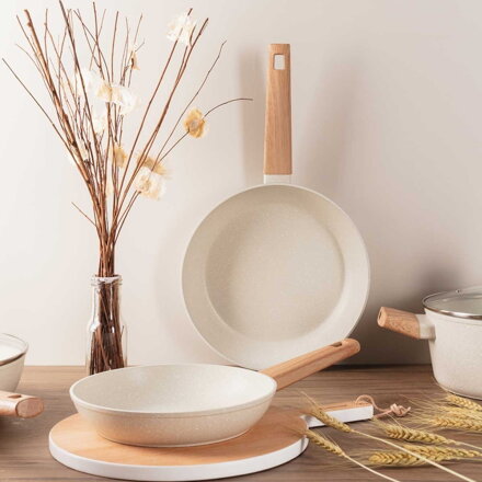 Sada 3 mramorových pánví NATURALLY