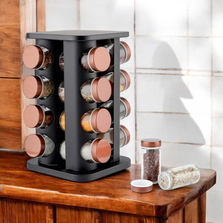 OTOČNÝ STOJAN NA KOŘENÍ 16 NÁDOB