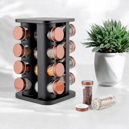 OTOČNÝ STOJAN NA KOŘENÍ 16 NÁDOB