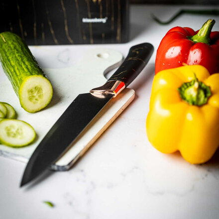 SADA 5 KUCHYŇSKÝCH NOŽŮ V BLOKU