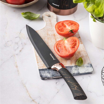 SADA 5 KUCHYŇSKÝCH NŮŽŮ VE STOJANKU