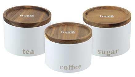 Sada kuchyňských nádob HUSLA bílá