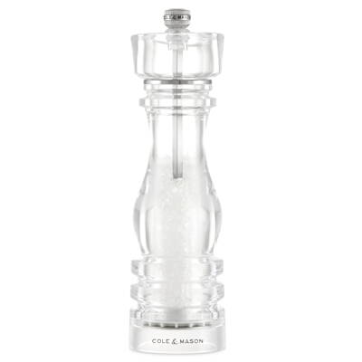 Cole&Mason mlýnek na sůl London Acrylic Precision+ 22 cm