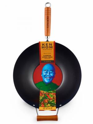 Ken Hom wok pánev z uhlíkové oceli 35cm, řada Classic