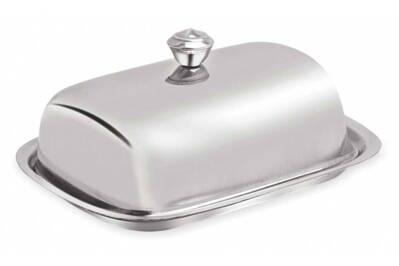 Dóza na máslo z  oceli 