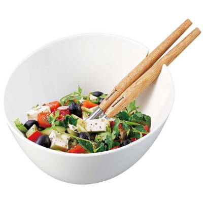 PORCELANOVÁ MÍSA NA SALÁT S PŘÍBOREM